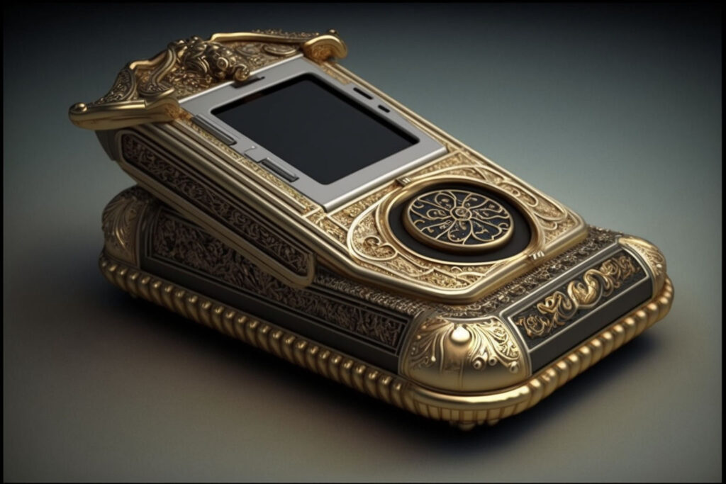 a super fancy mobile phone