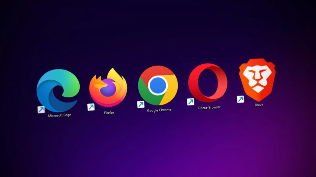 Browser Icons On Desktop